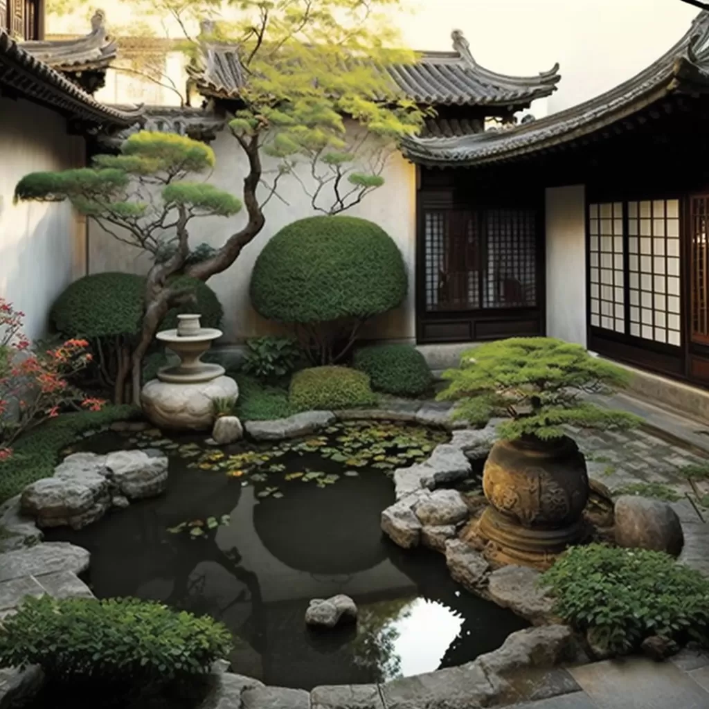 图片[10]半点设计_庭院设计_别墅造园_屋顶花园_阳台花园设计新思路，ChatGPT辅助AI绘画完成庭院效果图设计半点设计_庭院设计_别墅造园_屋顶花园_阳台花园设计半点设计
