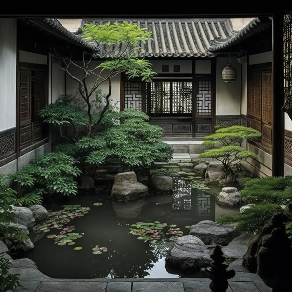 图片[12]半点设计_庭院设计_别墅造园_屋顶花园_阳台花园设计新思路，ChatGPT辅助AI绘画完成庭院效果图设计半点设计_庭院设计_别墅造园_屋顶花园_阳台花园设计半点设计
